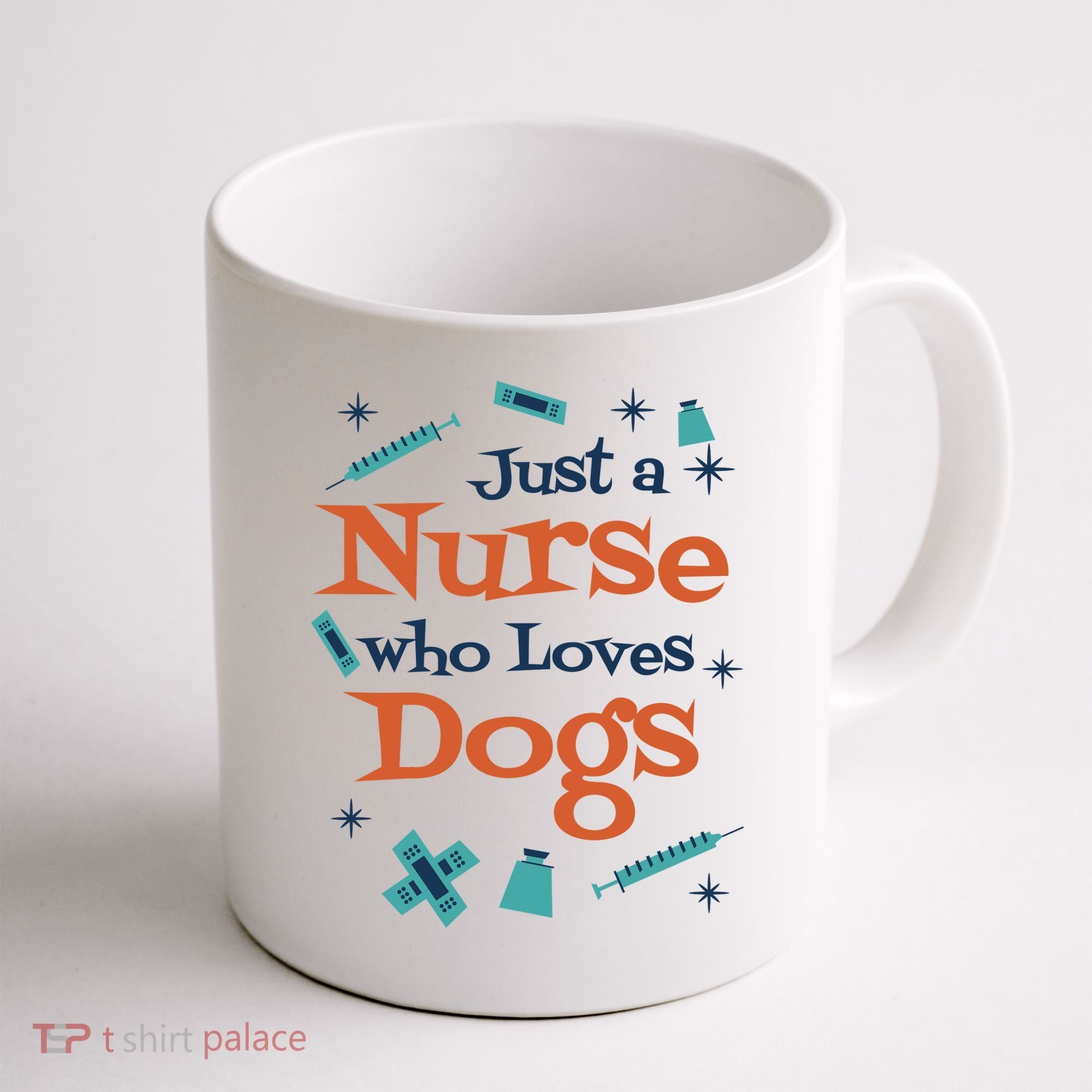 Just A Nurse Who Loves Dogs Coffee Mug