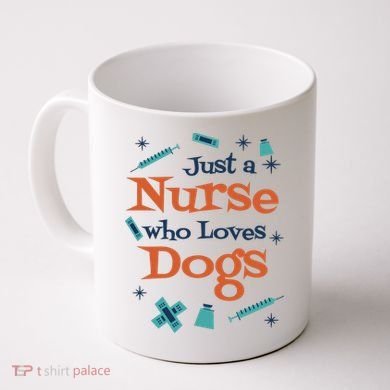 Just A Nurse Who Loves Dogs Coffee Mug