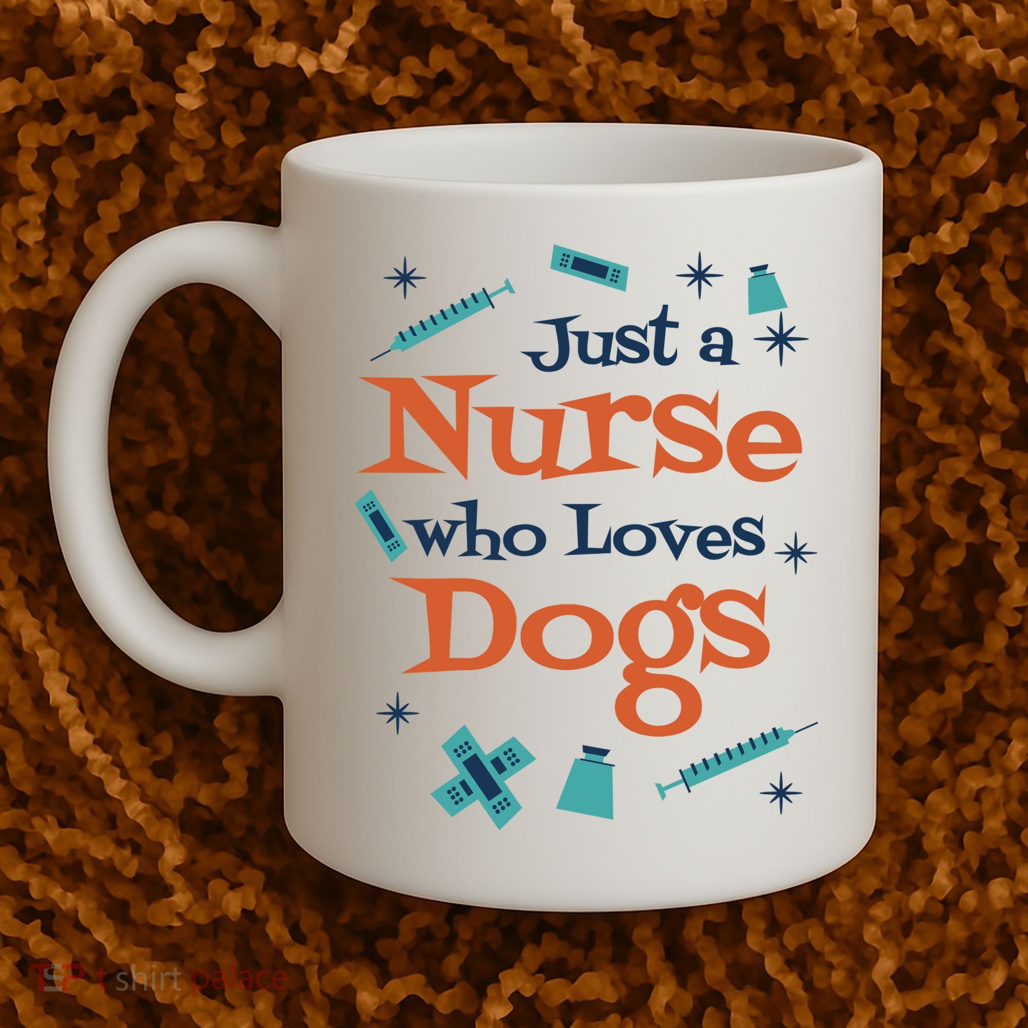 Just A Nurse Who Loves Dogs Coffee Mug