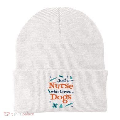 Just A Nurse Who Loves Dogs Beanie
