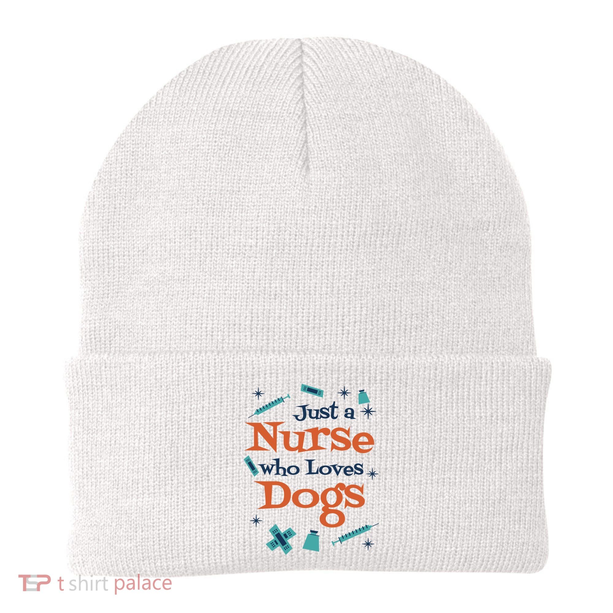 Just A Nurse Who Loves Dogs Beanie