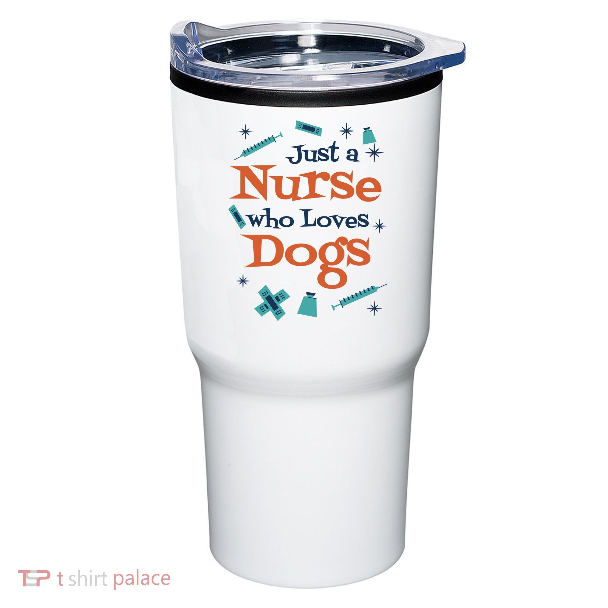Just A Nurse Who Loves Dogs Tumbler