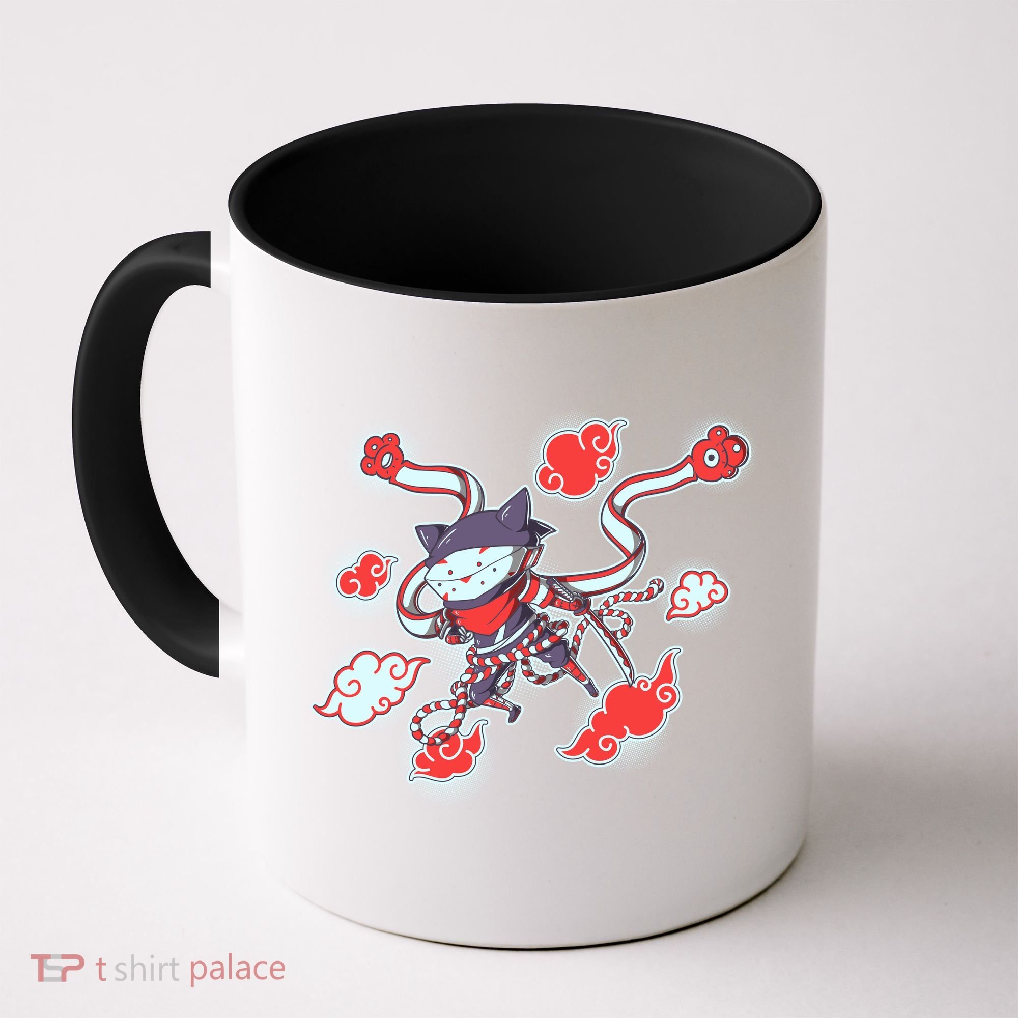 Japanese Anime Ninja Shinobi Cat Coffee Mug