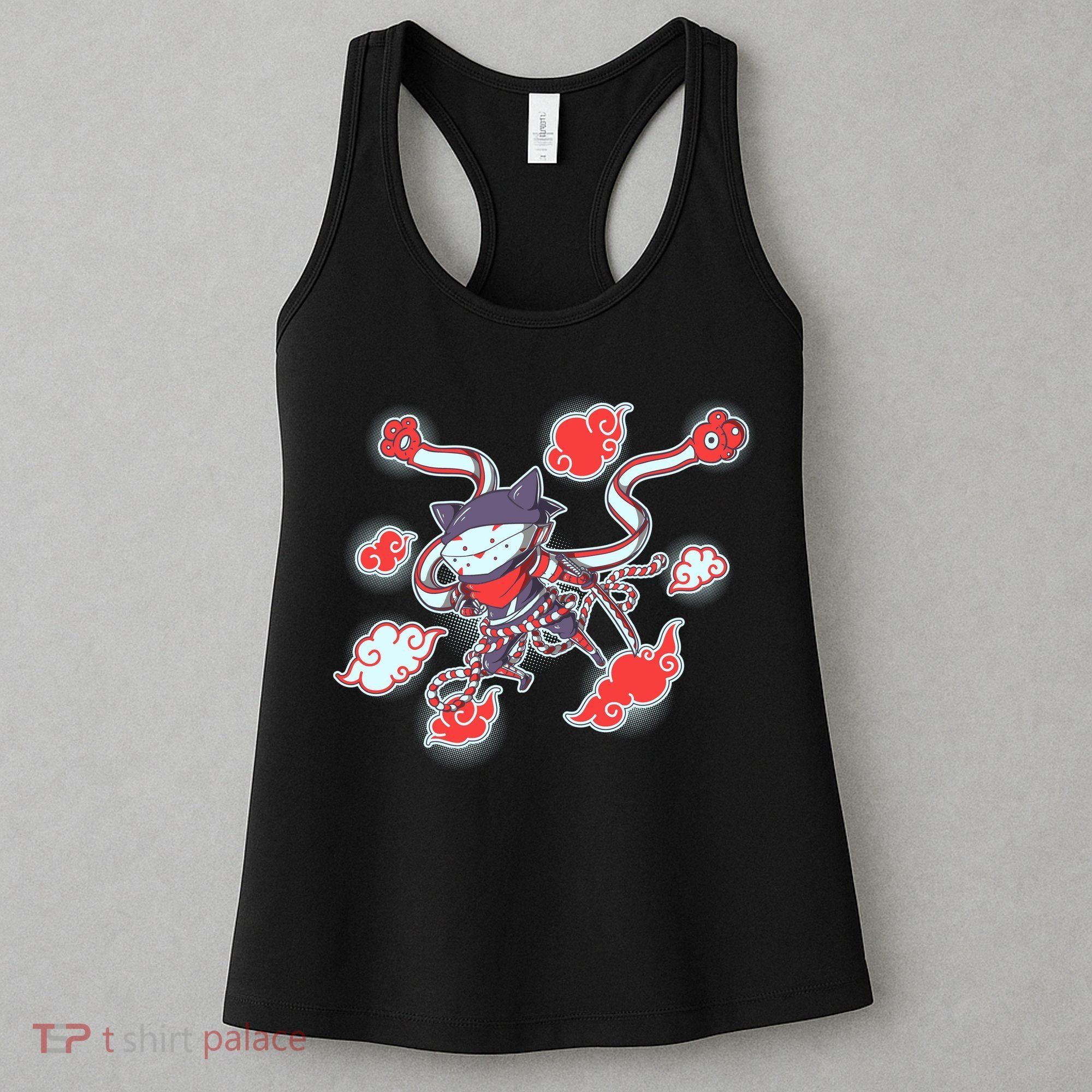 Japanese Anime Ninja Shinobi Cat Women's Tank Top