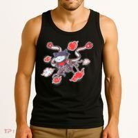Japanese Anime Ninja Shinobi Cat Tank Top thumb 3