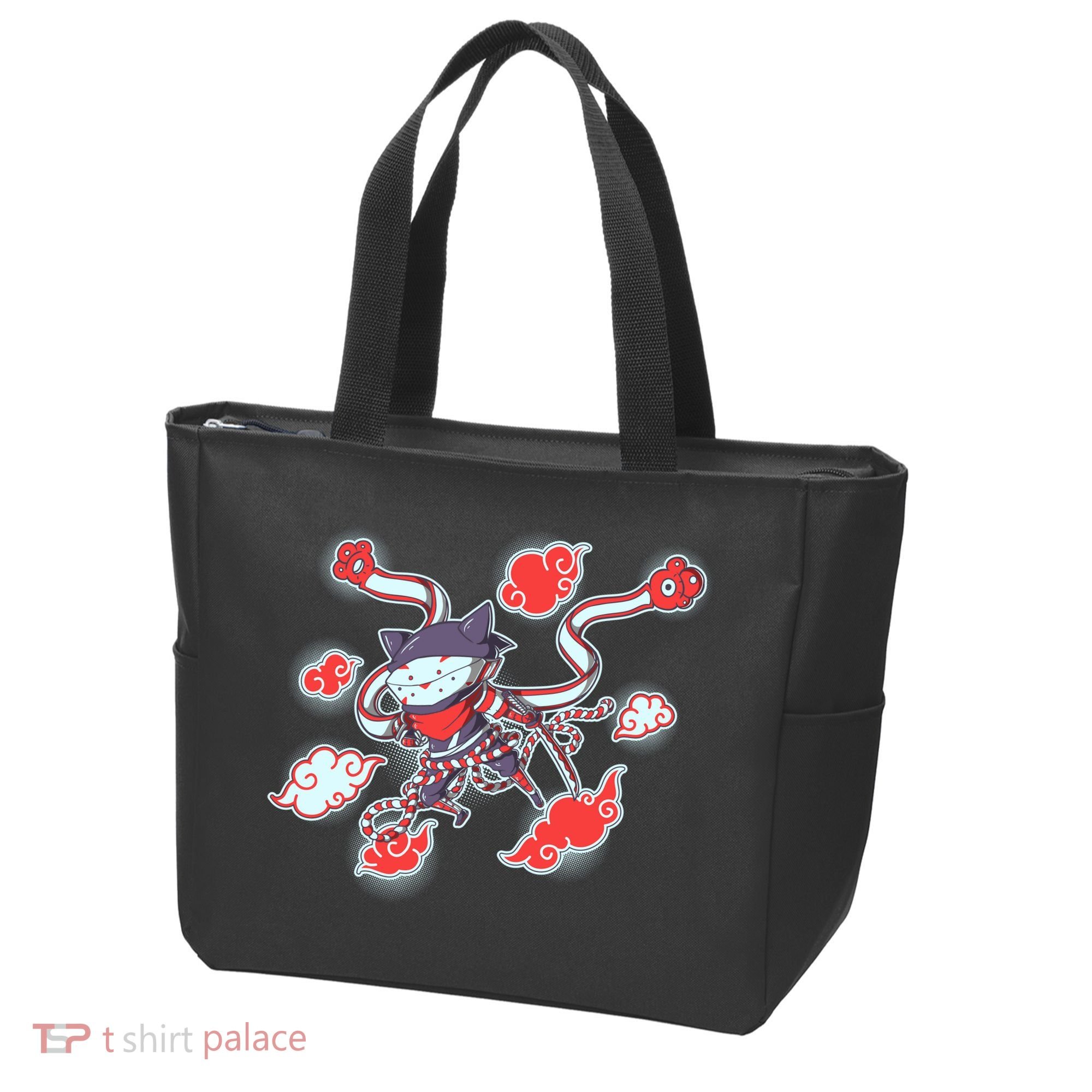 Japanese Anime Ninja Shinobi Cat Tote Bag