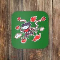 Japanese Anime Ninja Shinobi Cat Coaster thumb 0