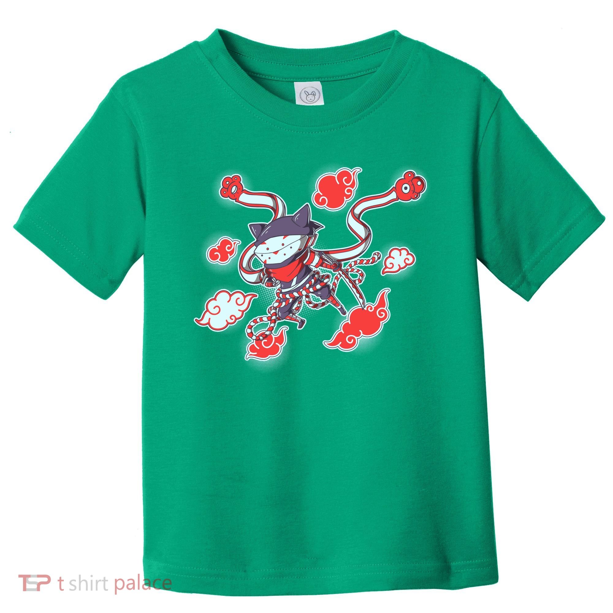 Japanese Anime Ninja Shinobi Cat Toddler T-Shirt