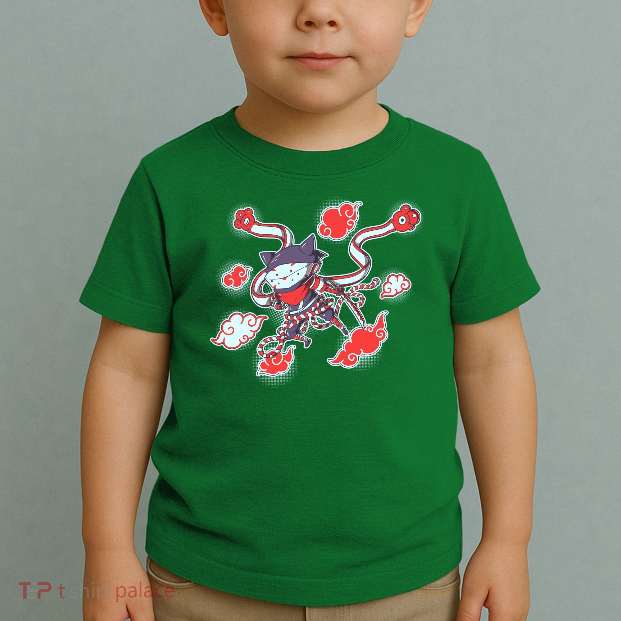 Japanese Anime Ninja Shinobi Cat Toddler T-Shirt