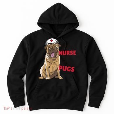 Just A Nurse Who Loves Pugs Hoodie