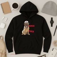 Just A Nurse Who Loves Pugs Hoodie thumb 3