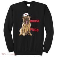 Just A Nurse Who Loves Pugs Sweatshirt thumb 0
