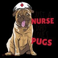Just A Nurse Who Loves Pugs Women's Hoodie thumb 2