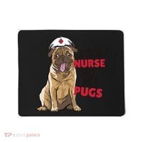 Just A Nurse Who Loves Pugs Mousepad thumb 0