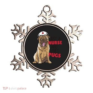 Just A Nurse Who Loves Pugs Ornament