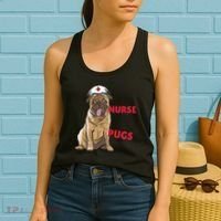 Just A Nurse Who Loves Pugs Women's Tank Top thumb 2