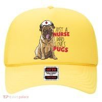 Just A Nurse Who Loves Pugs Hat thumb 0
