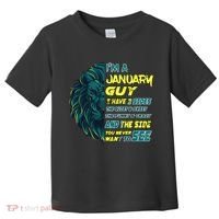 January Birthday Guy Has 3 Sides Sweet Funny Crazy  Toddler T-Shirt thumb 0