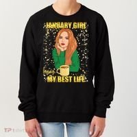 January Girl Living My Best Life Women's Sweatshirt thumb 0