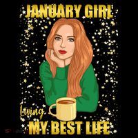 January Girl Living My Best Life Coffee Mug thumb 5