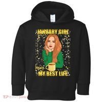 January Girl Living My Best Life Toddler Hoodie thumb 0