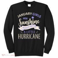 January Girls Are Sunshine Mixed With Hurricane Sweatshirt thumb 0