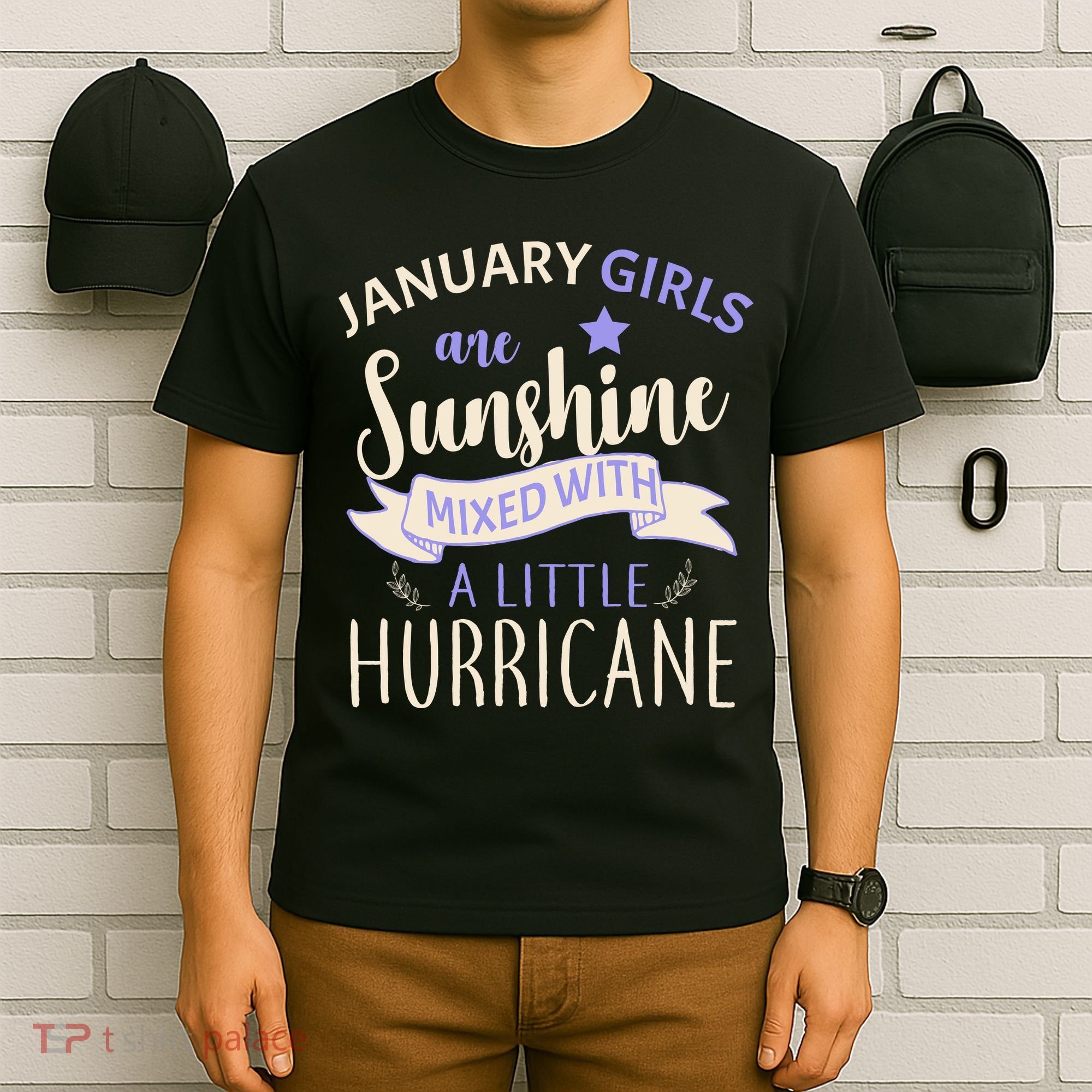 January Girls Are Sunshine Mixed With Hurricane T-Shirt
