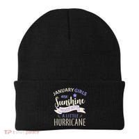 January Girls Are Sunshine Mixed With Hurricane Beanie thumb 0