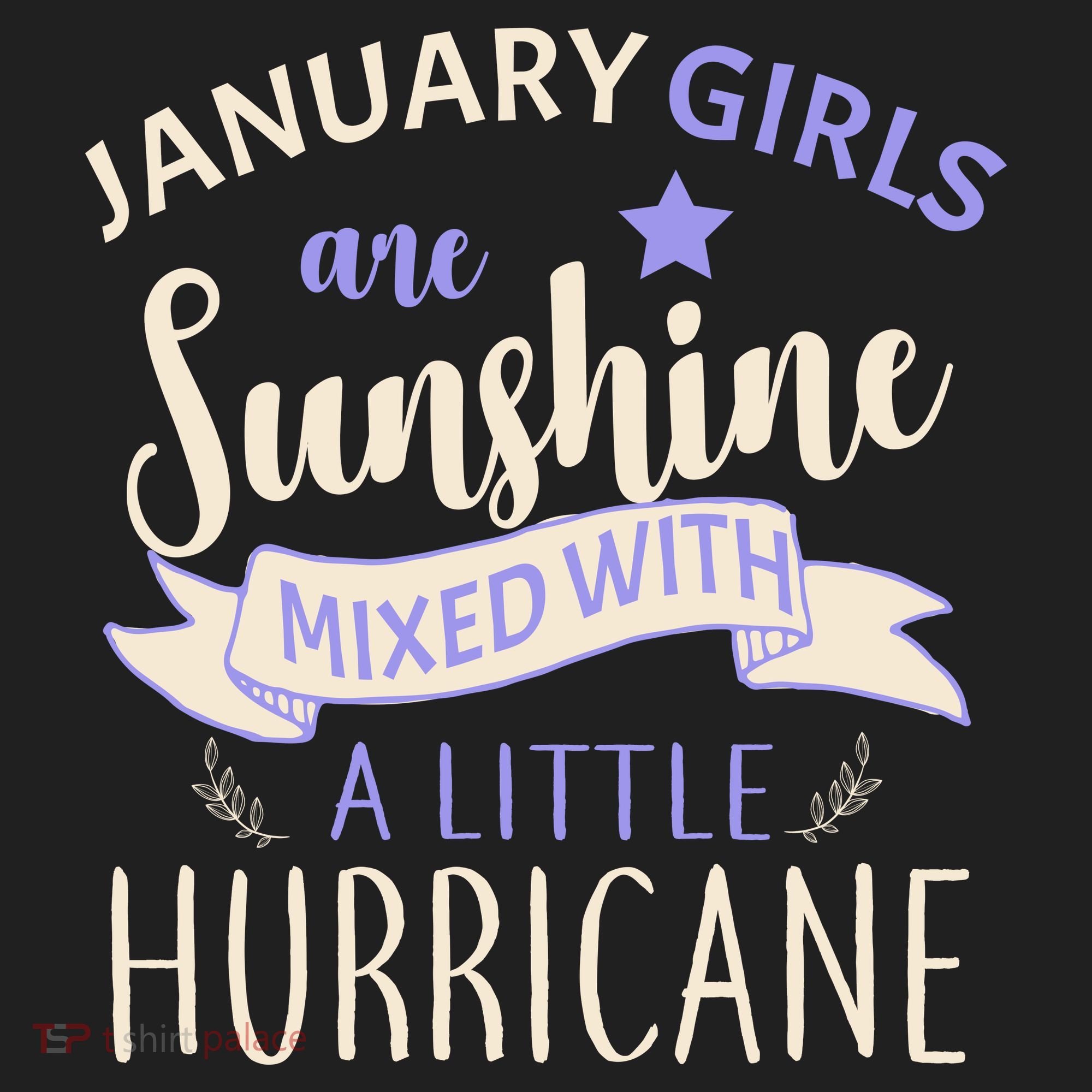 January Girls Are Sunshine Mixed With Hurricane Beanie