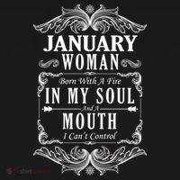 January Woman Funny Birthday Baby Bodysuit thumb 2