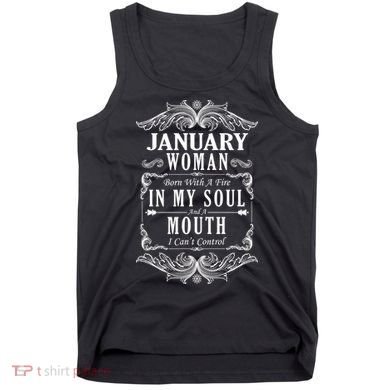 January Woman Funny Birthday Tank Top