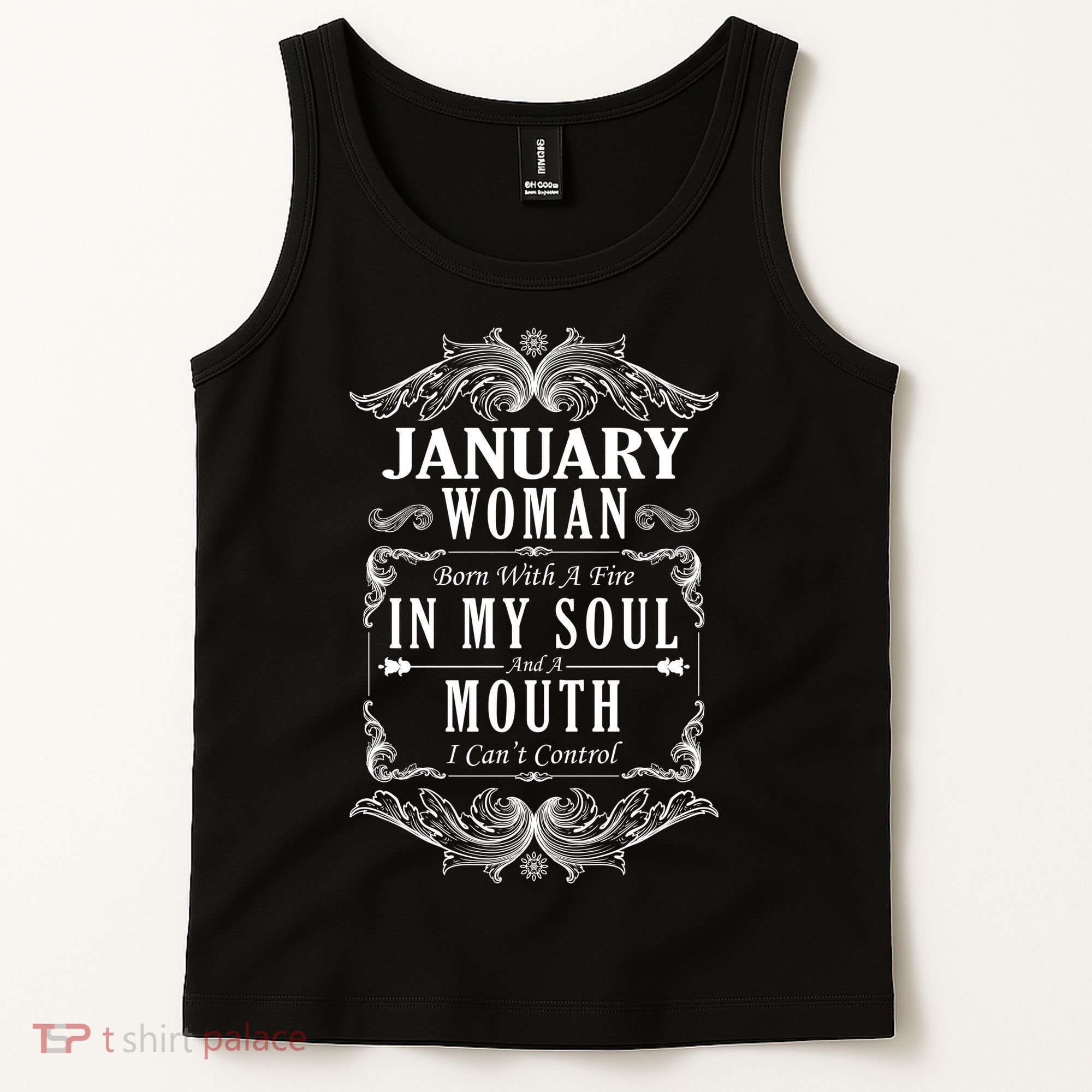 January Woman Funny Birthday Tank Top