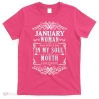 January Woman Funny Birthday T-Shirt thumb 0