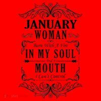 January Woman Funny Birthday Santa Hat thumb 1