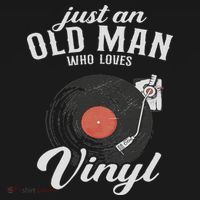 Just An Old Man Who Loves Vinyl Turntable Vinyl Record Women's Tank Top thumb 5