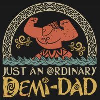 Just An Ordinary Demi Dad Funny Daddy Father Family Polo thumb 3