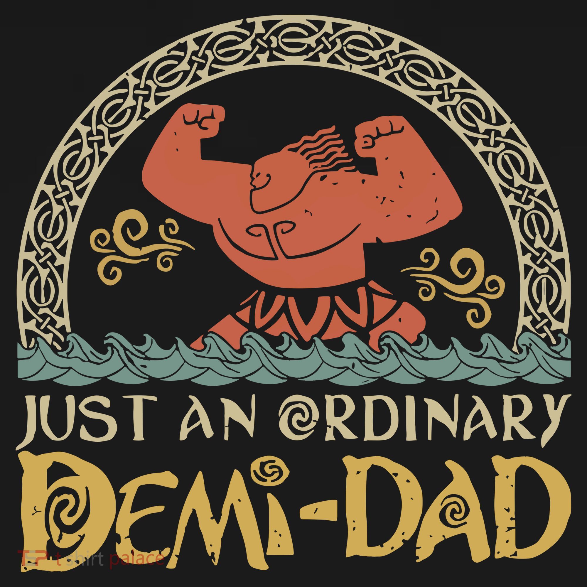 Just An Ordinary Demi Dad Funny Daddy Father Family Mousepad