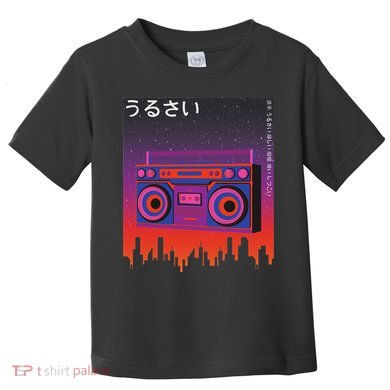 Japanese Aesthetic Otaku Vaporwave 90s Toddler T-Shirt