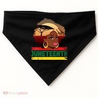 Juneteenth  African Pride USA-Made Doggie Bandana thumb 0