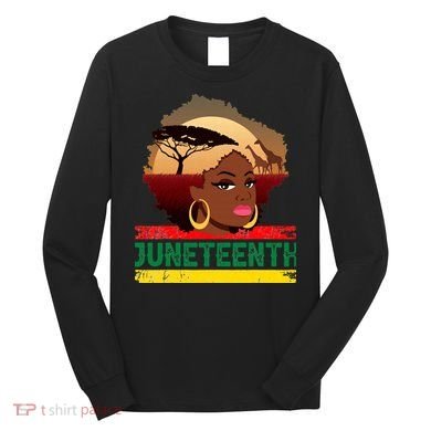 Juneteenth  African Pride Long Sleeve Shirt