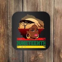 Juneteenth  African Pride Coaster thumb 0