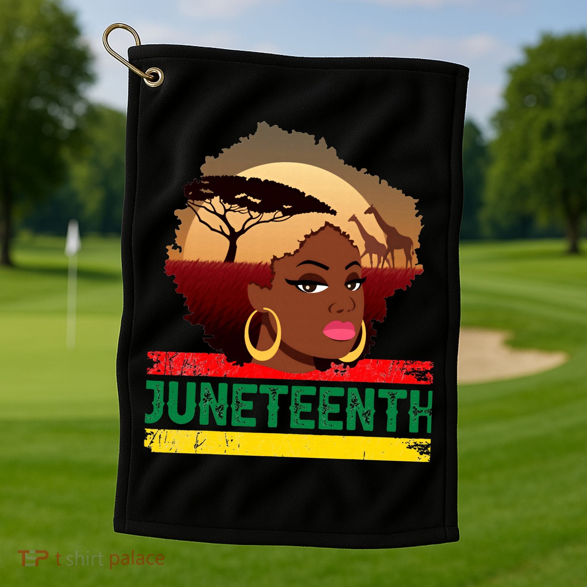 Juneteenth  African Pride Golf Towel