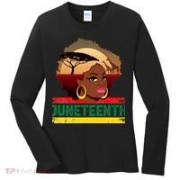 Juneteenth  African Pride Women's Long Sleeve Shirt thumb 0