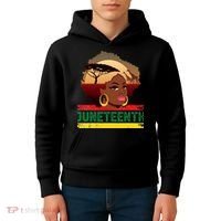 Juneteenth  African Pride Kids Hoodie thumb 4