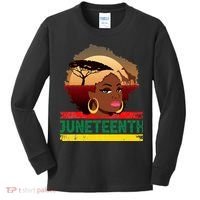 Juneteenth  African Pride Kids Long Sleeve Shirt thumb 0