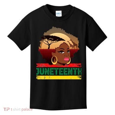 Juneteenth  African Pride Kids T-Shirt