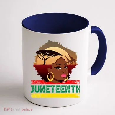 Juneteenth African Pride Coffee Mug back