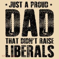 Just A Proud Dad That DidnT Raise Liberals Fun Tote Bag thumb 4