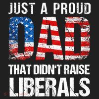 Just A Proud Dad That Didn T Raise Liberals 4th Of July Beanie thumb 2