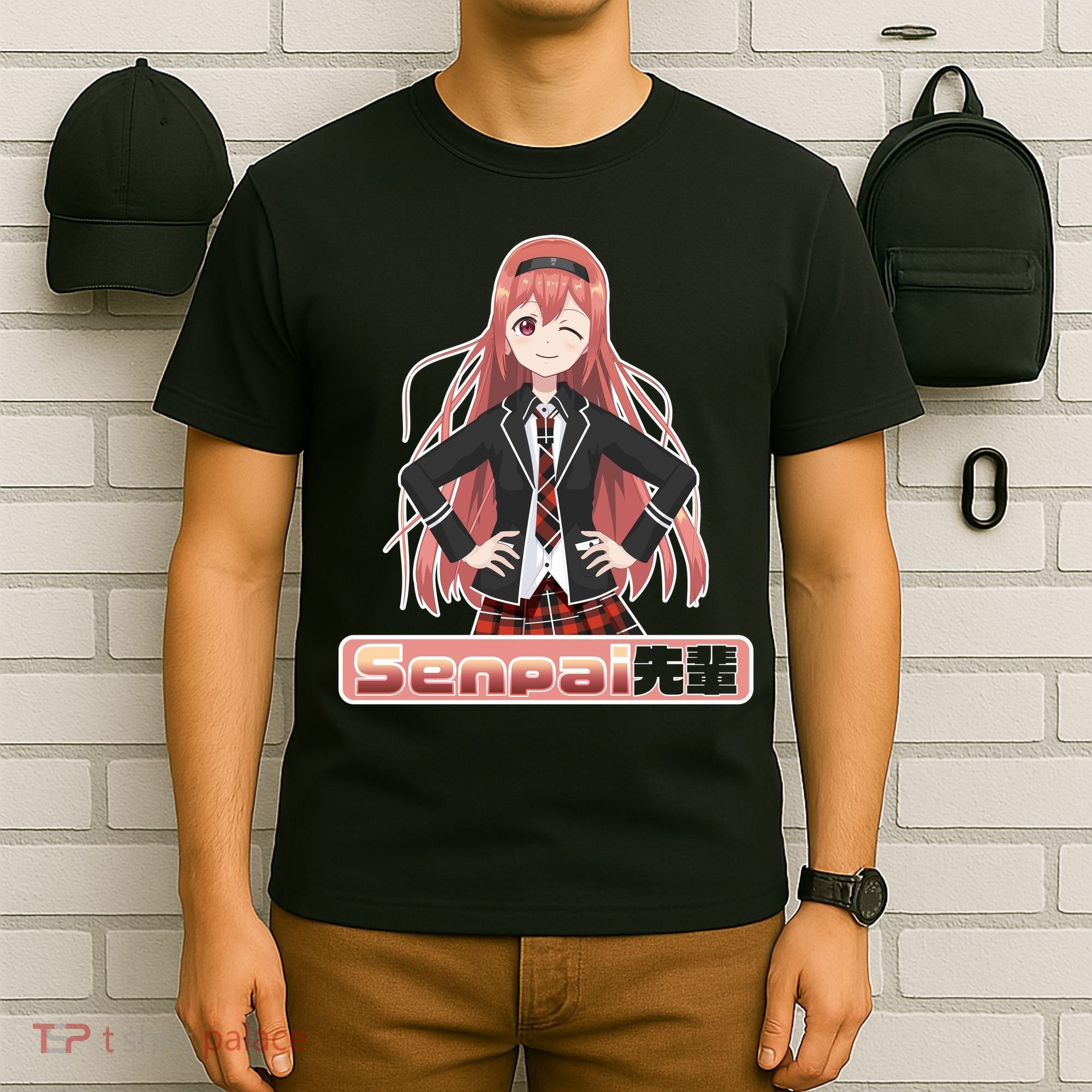 Japanese Animie Girl Senpai T-Shirt